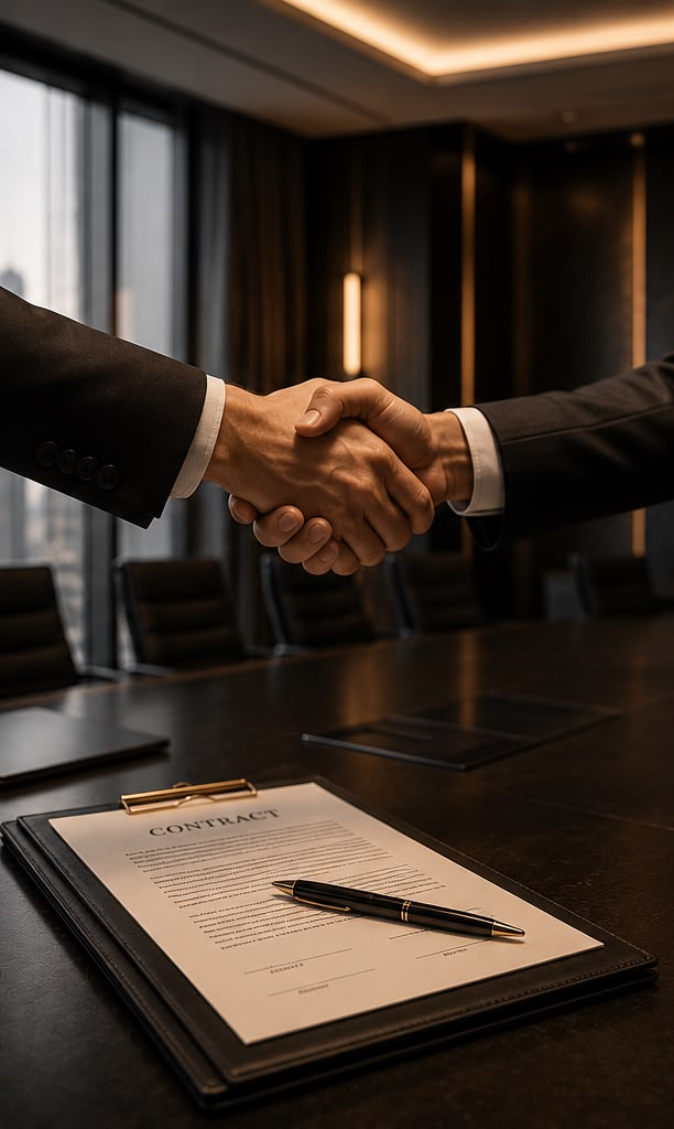 Agreement reached in the boardroom